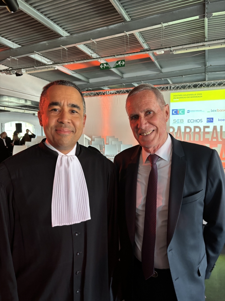 PARTICIPATION DE MAITRE DAVID SARDA A LA RENTREE SOLENNELLE DU BARREAU DE BORDEAUX LE 5 JUILLET 2024