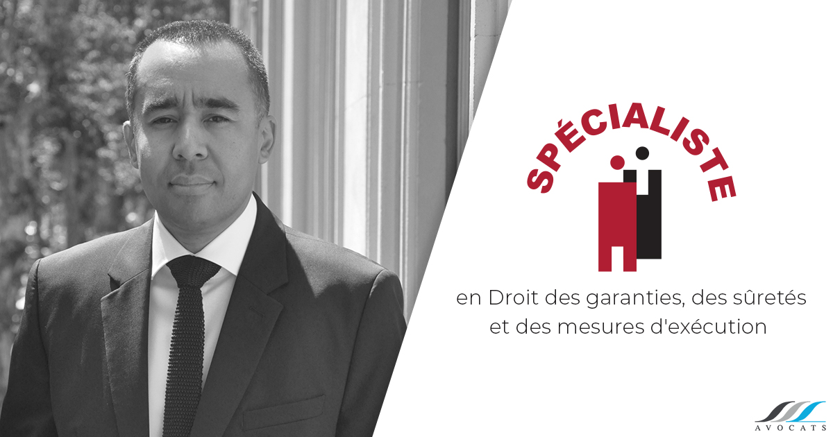 Félicitations à Me SARDA pour l'obtention du certificat de spécialisation en Droit des garanties, des sûretés et des mesures d'exécution